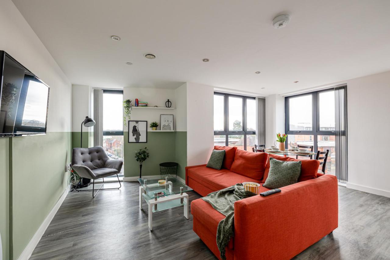 Stunning 2 Bed Apt With Free Parking Close To Cc Mánchester Exterior foto
